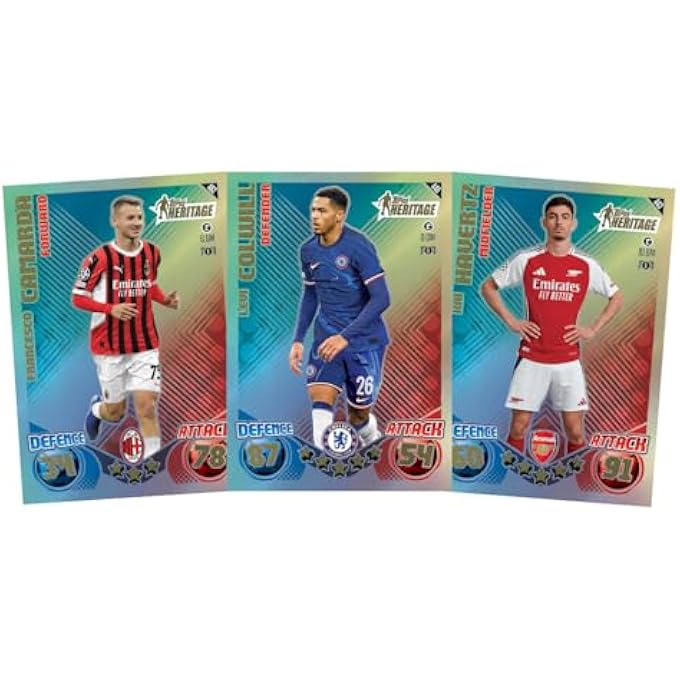 rayihni UEFA CHAMPIONS LEAGUE MATCH ATTAX 24/25 TRADING AND COLLECTIBLE CARD GAME (FLOW PACK OF 40) - Image 5